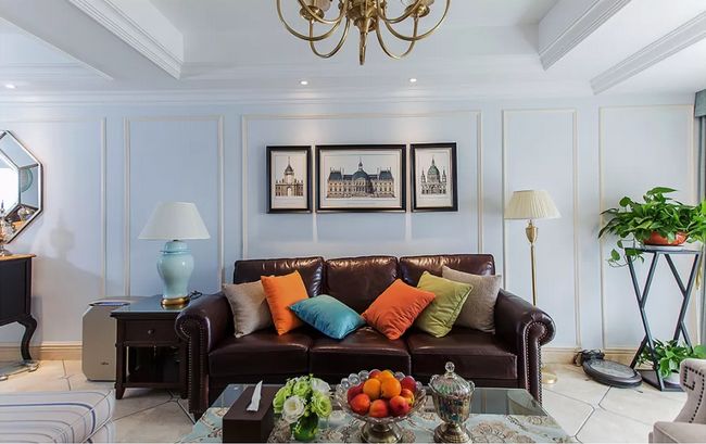 [裝修案例]128平米三居室美式裝修風(fēng)格，舒適的居家生活