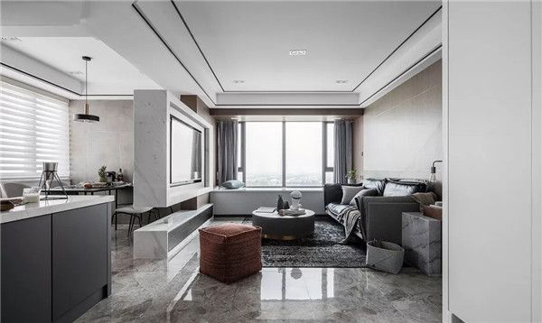 客廳隔斷常見的幾種方法，附客廳隔斷效果圖