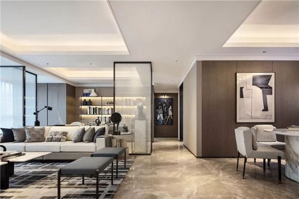 客廳隔斷常見的幾種方法，附客廳隔斷效果圖