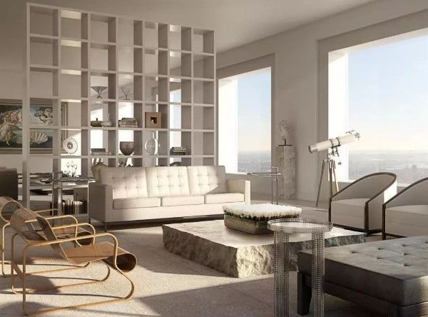 客廳隔斷常見的幾種方法，附客廳隔斷效果圖