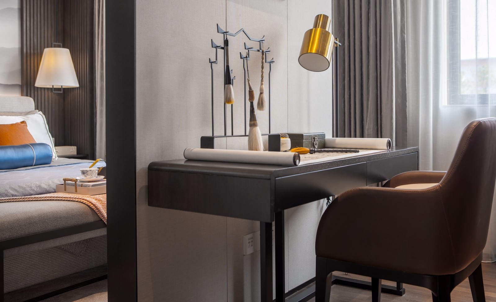 龍湖九里晴川-現(xiàn)代簡約-臥室設(shè)計(jì)效果圖