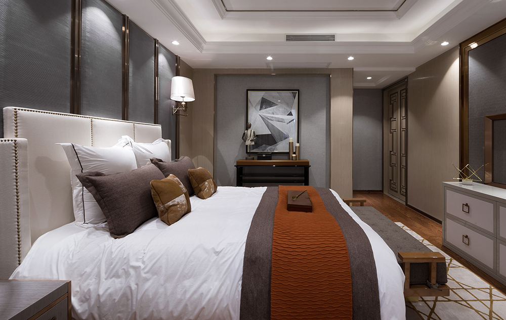 龍湖九里晴川-現(xiàn)代簡約-臥室設計效果圖