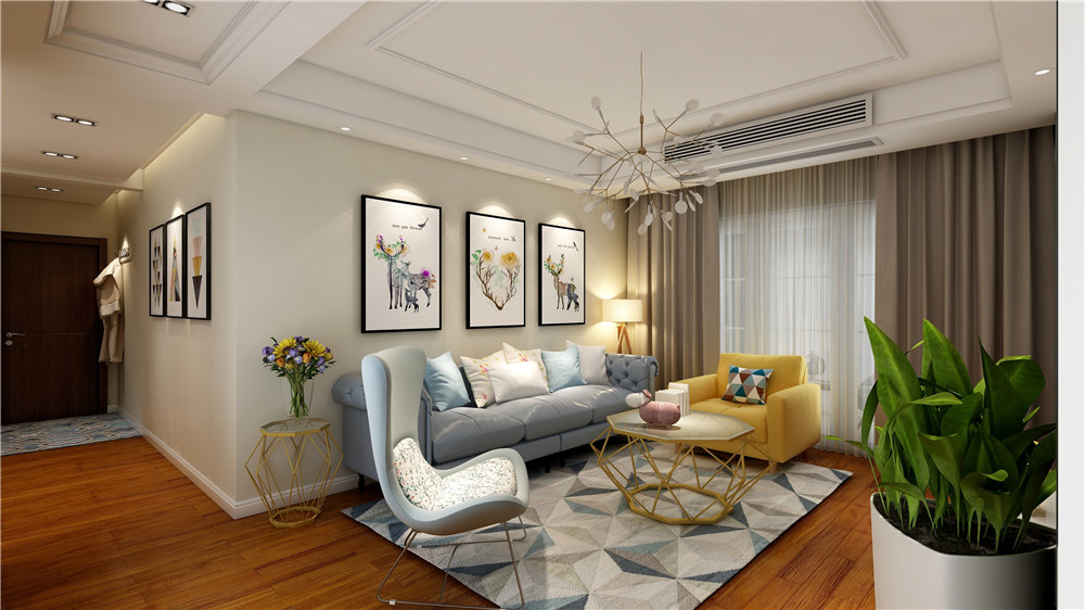 龍湖九里晴川-現(xiàn)代簡約-臥室設(shè)計效果圖