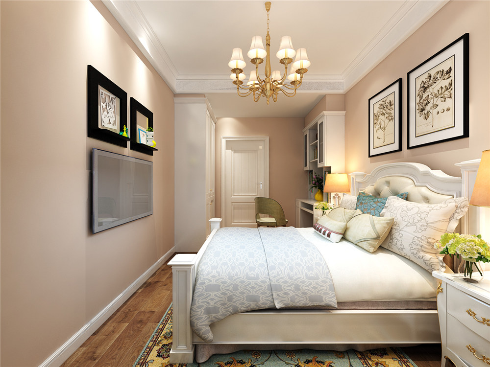 龍湖九里晴川-現(xiàn)代簡約-臥室設(shè)計效果圖