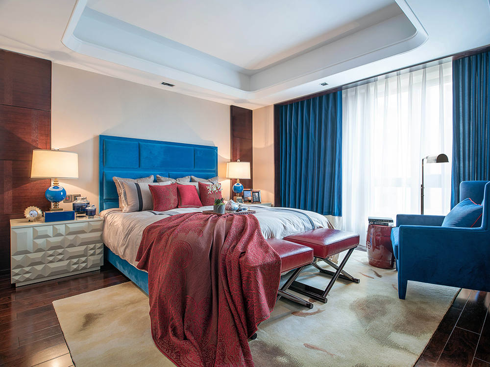 龍湖九里晴川-現(xiàn)代簡約-臥室設(shè)計效果圖