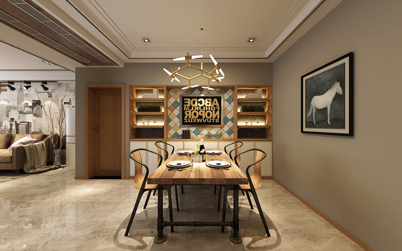 龍湖九里晴川-現(xiàn)代簡約-臥室設(shè)計(jì)效果圖