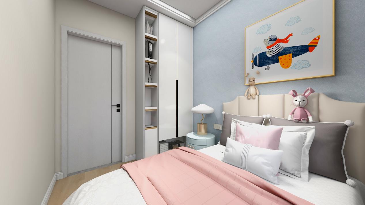 龍湖九里晴川-現(xiàn)代簡約-臥室設(shè)計(jì)效果圖